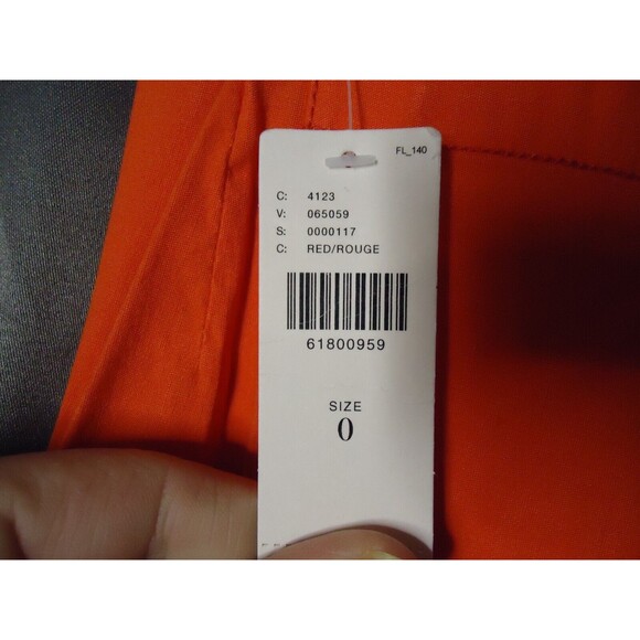 Maeve Cropped Wide-Leg Pants Womens Size 0 Bright Orange RN66170 Msrp $118 New - Picture 4 of 11